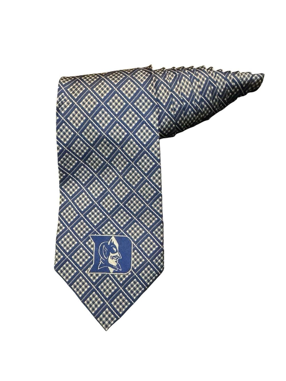 Eagle Wings Duke University Duke Devil Logo Collegiate Novelty Necktie 100% Silk